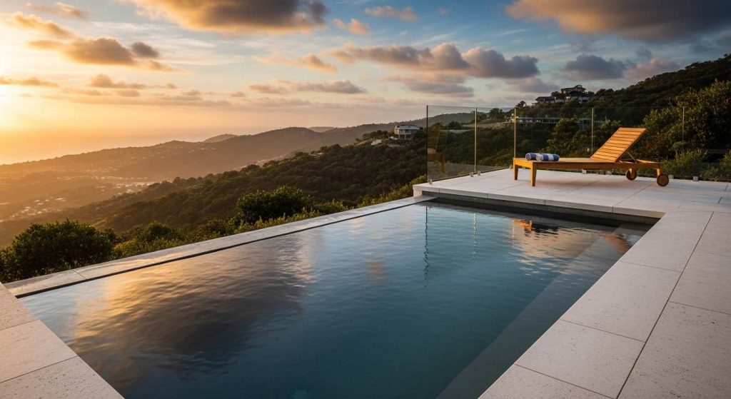 Infinity Edge Plunge Pool with Scenic View