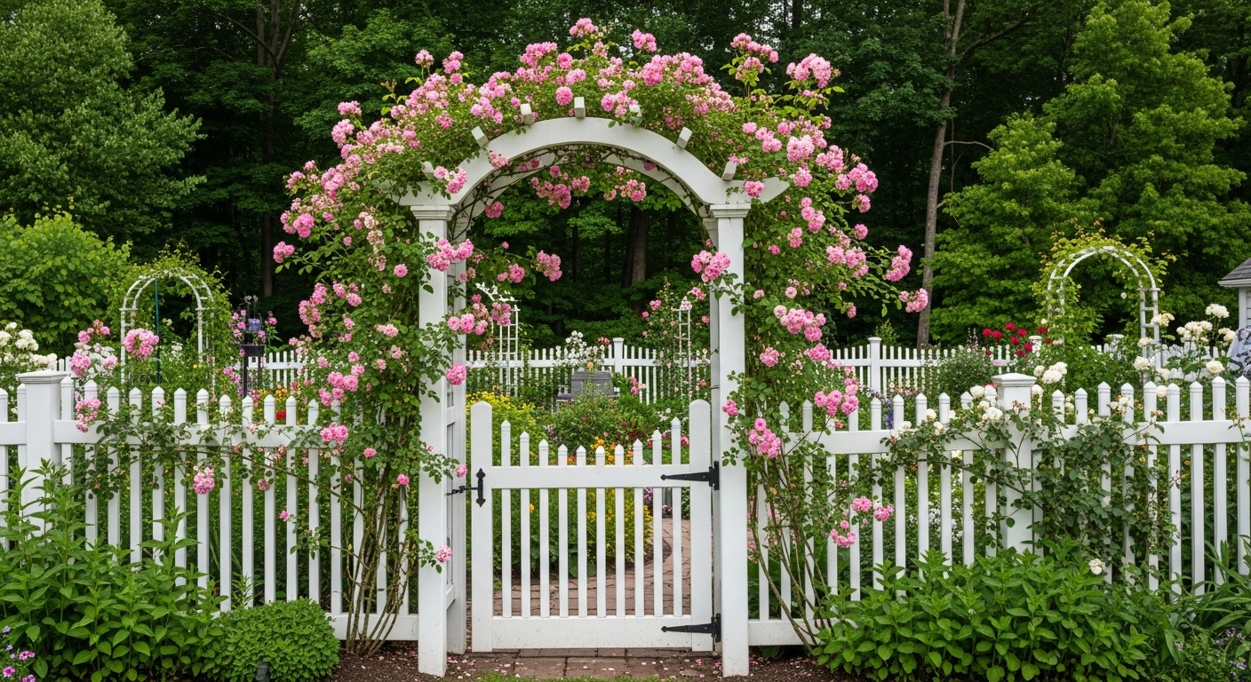 Arbor with Gate