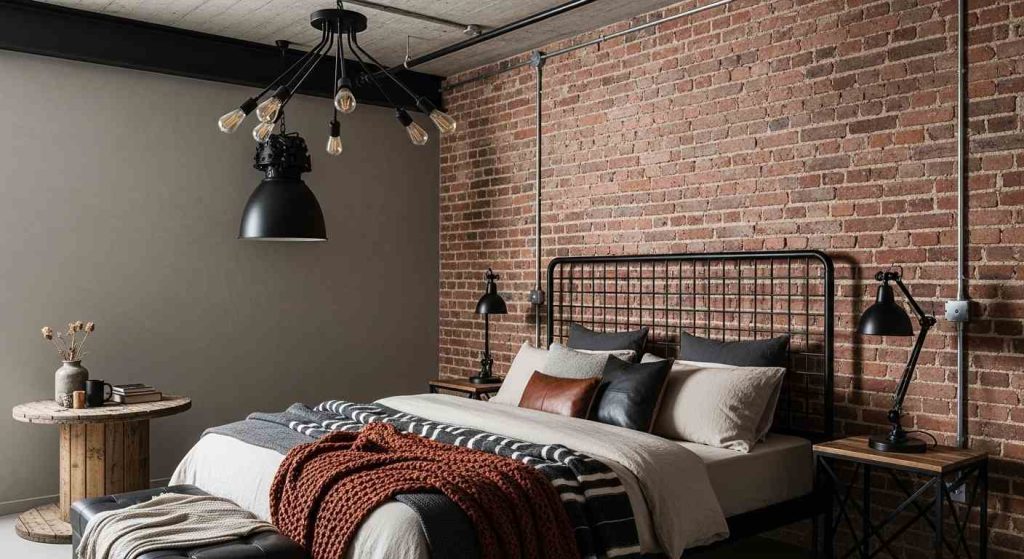 Rustic Industrial -- Iron, Timber & Edison Light