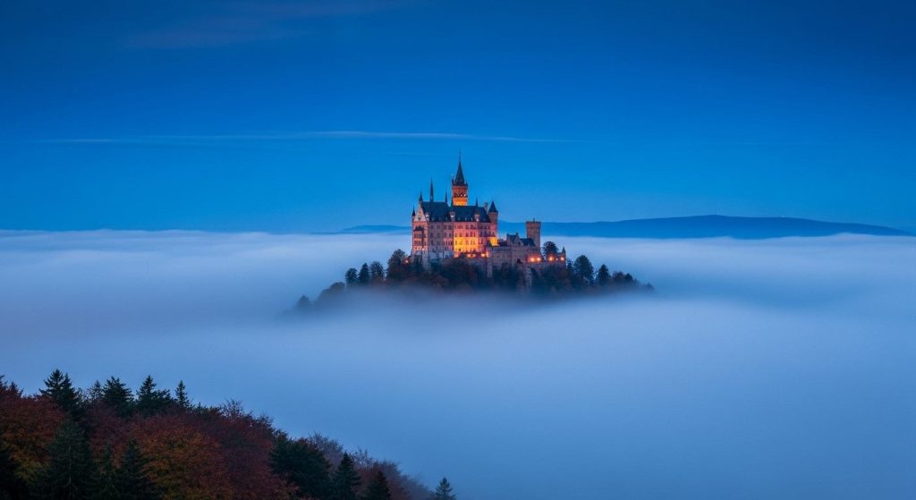 Hohenzollern Castle in Germany 