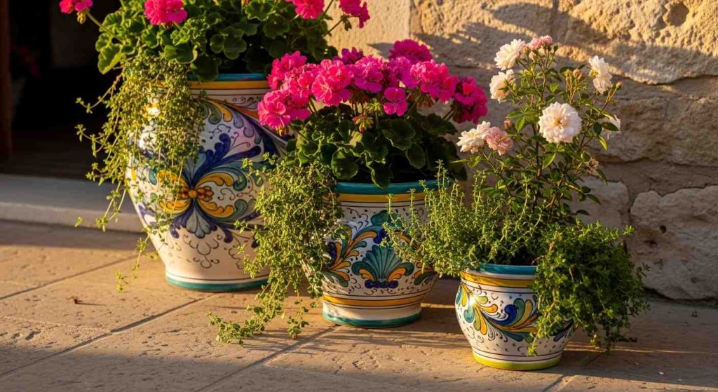 13. Citrus Trees and Climbing Flowers