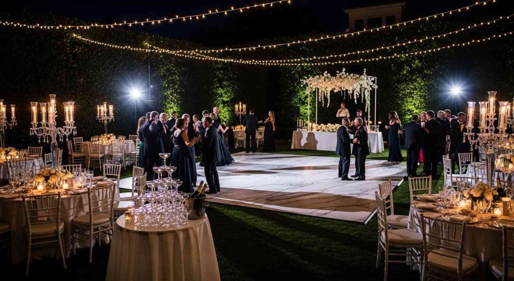 Elegant Black-Tie Garden Soiree