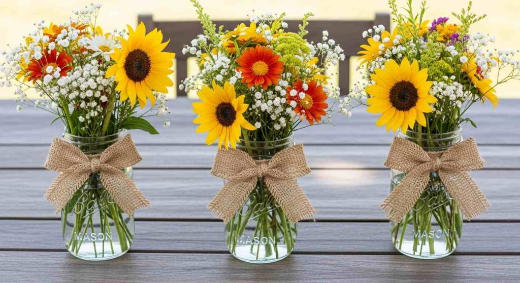 Mason Jar Wildflowers
