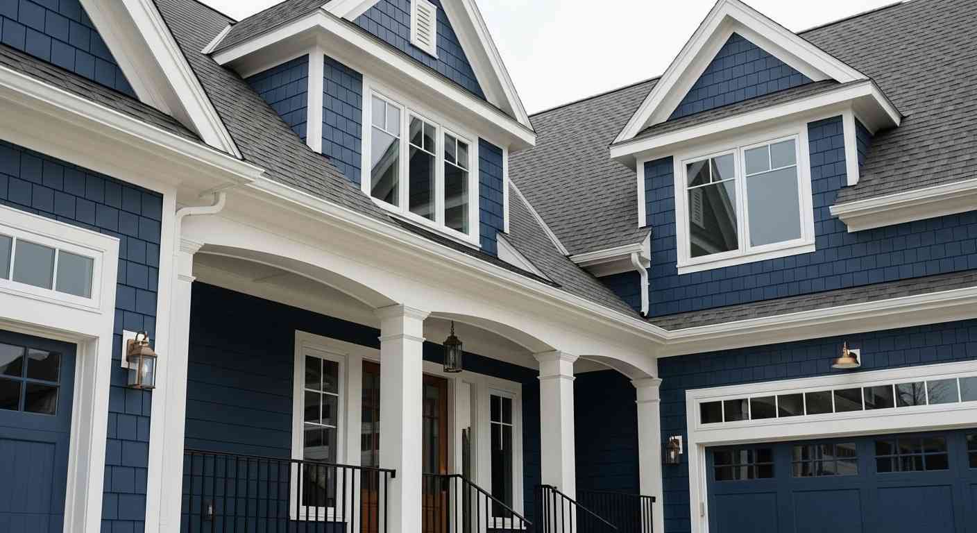 Cream Grey Roof White Trim Charcoal Accessories
