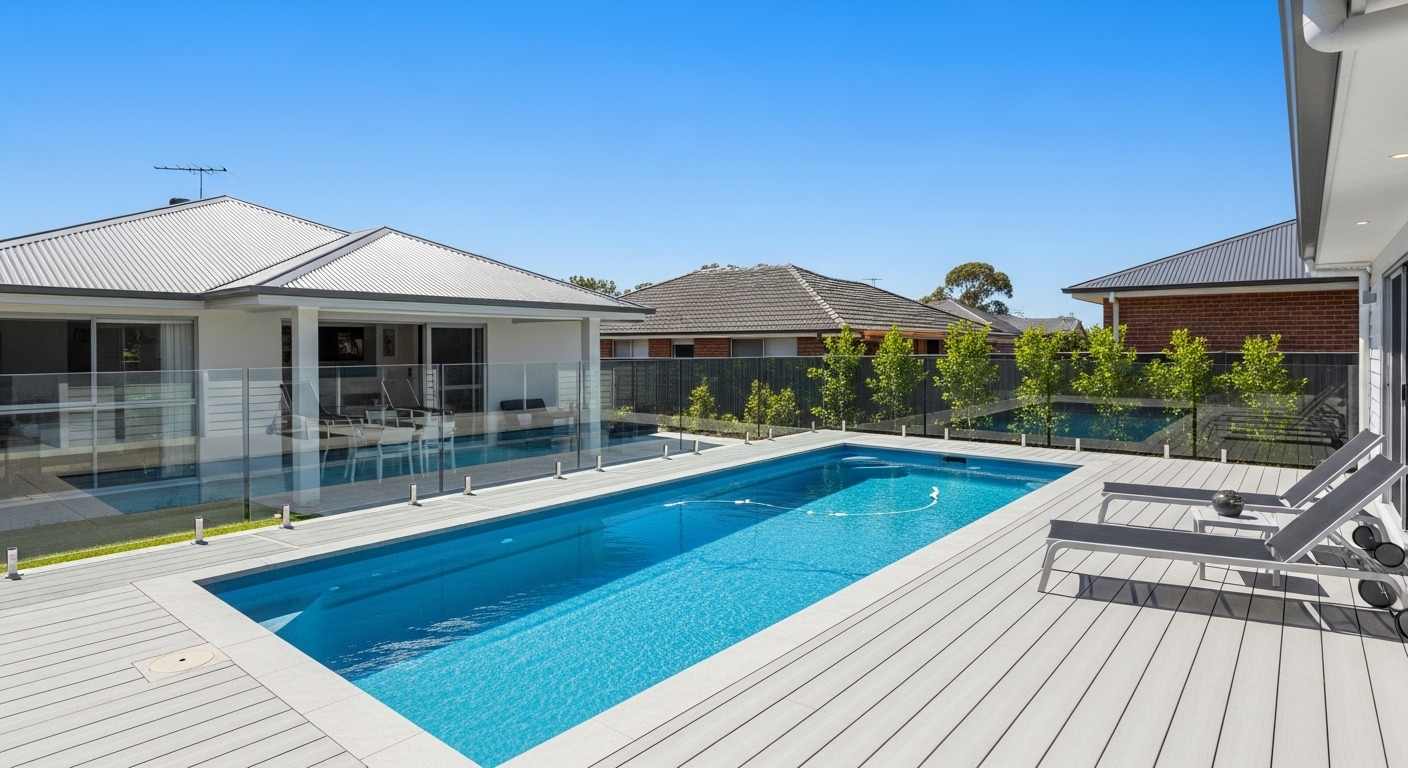 A Poolside Deck with a Resort Feel