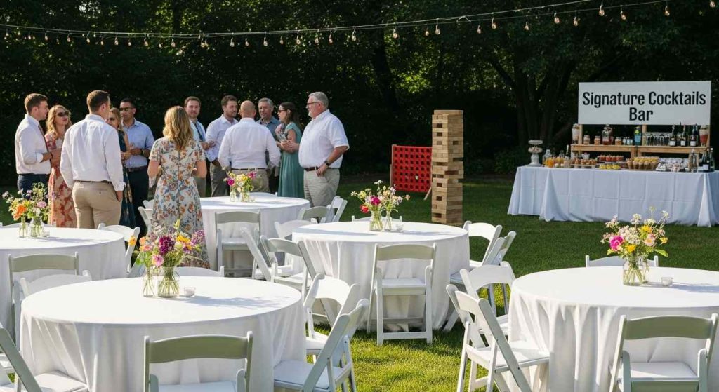 Garden Party Brunch Wedding