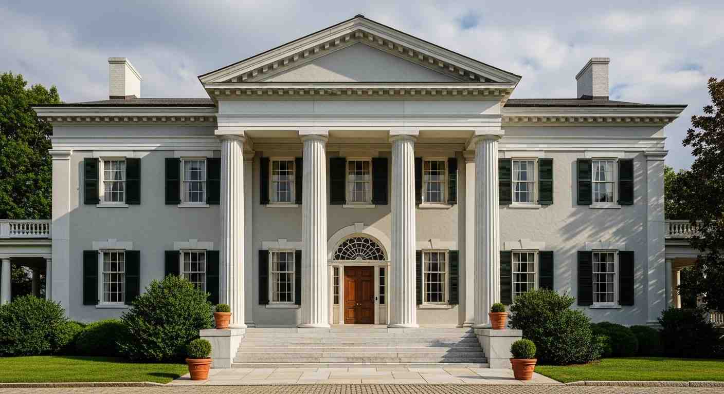 . Asian-Influenced Traditional House