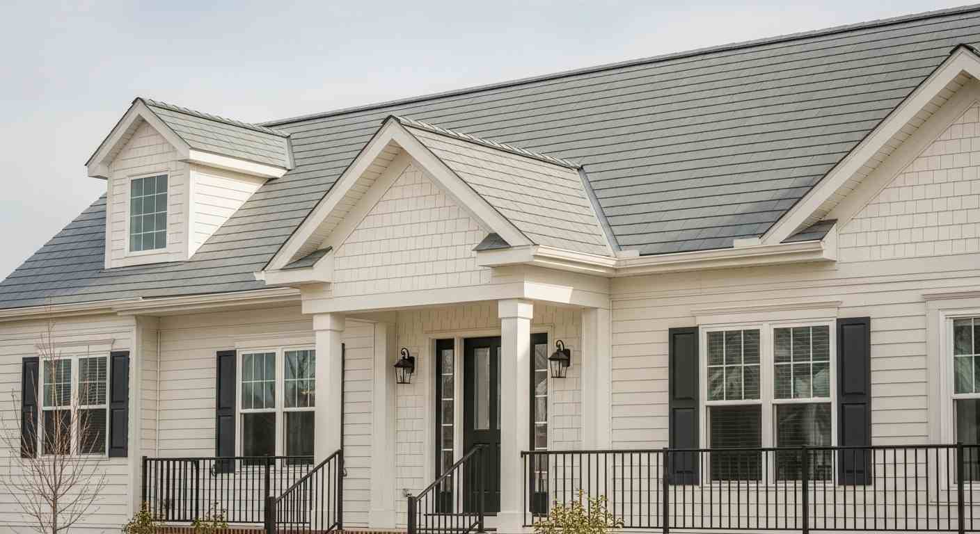Creamy White roof
