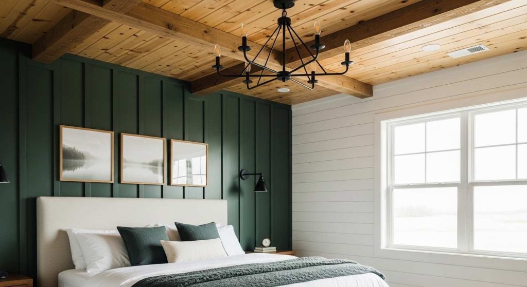 Dark Green Rustic Farmhouse