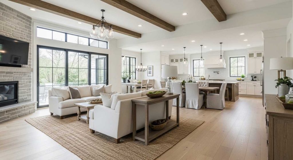 Open-Concept Layout With Defined Zones
