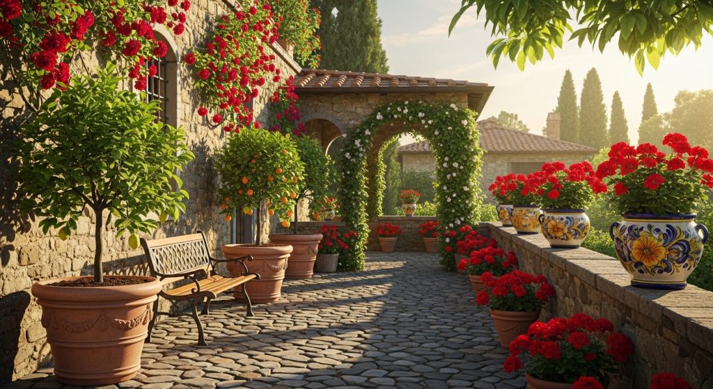 11. Mosaic tile accents for Mediterranean Magic