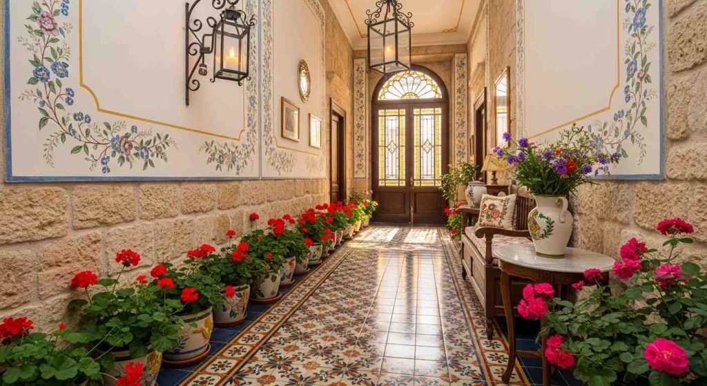 6. Old World Elegance with Wrought-Iron Details