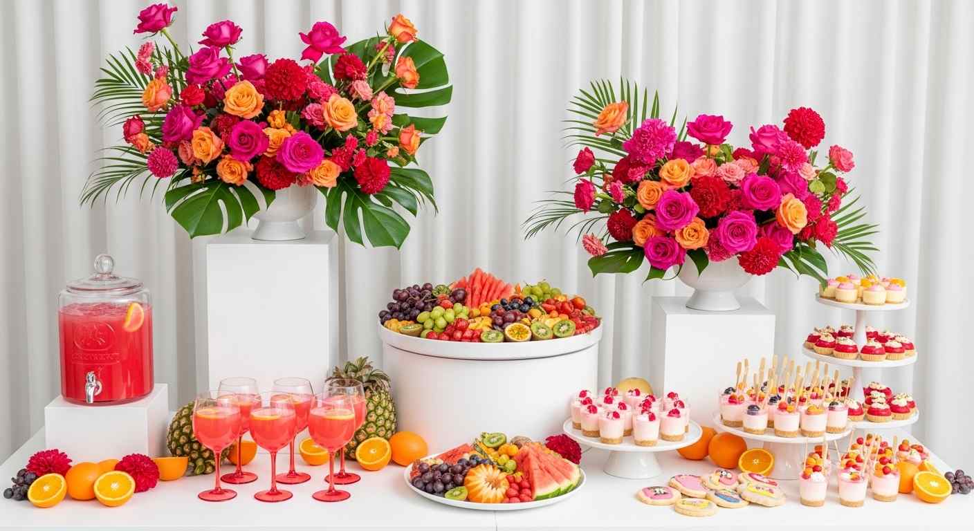 Rose Pink & Orange Lemonade 