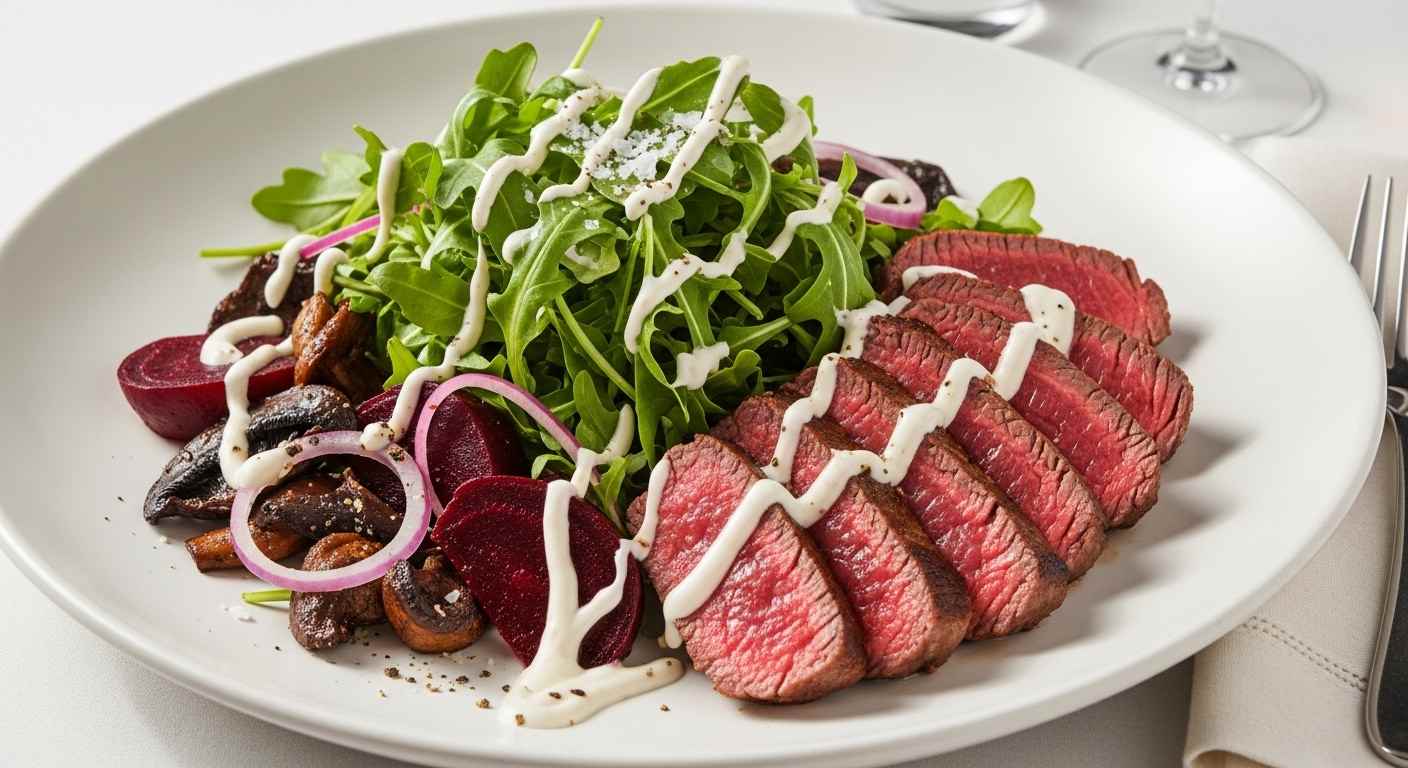 Steak & Arugula Salad