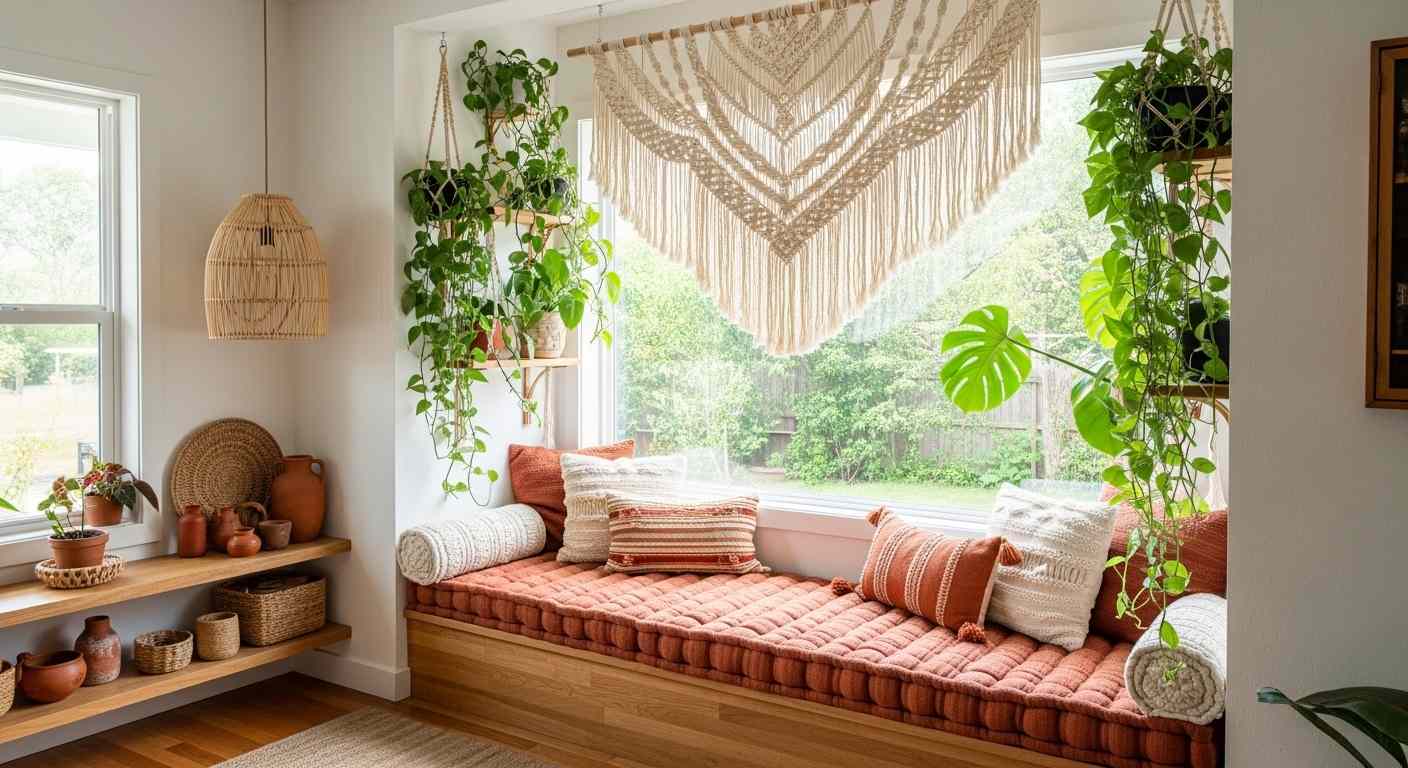  Boho Macramé Window 
