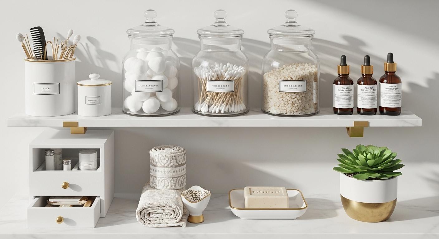 Decorative Storage Containers and Glass Jars
