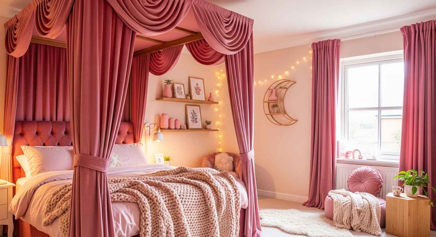 Cozy Reading Nook Bedroom
