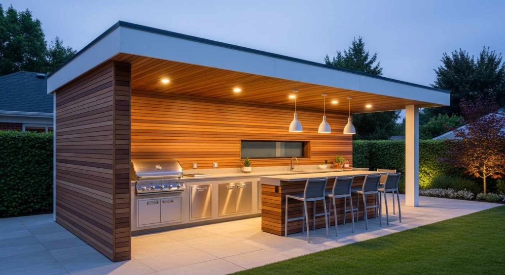 Outdoor Grill Station