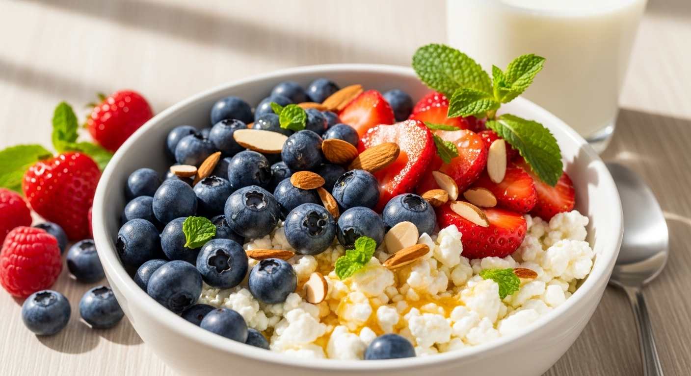 Cottage Cheese Berry Salad 