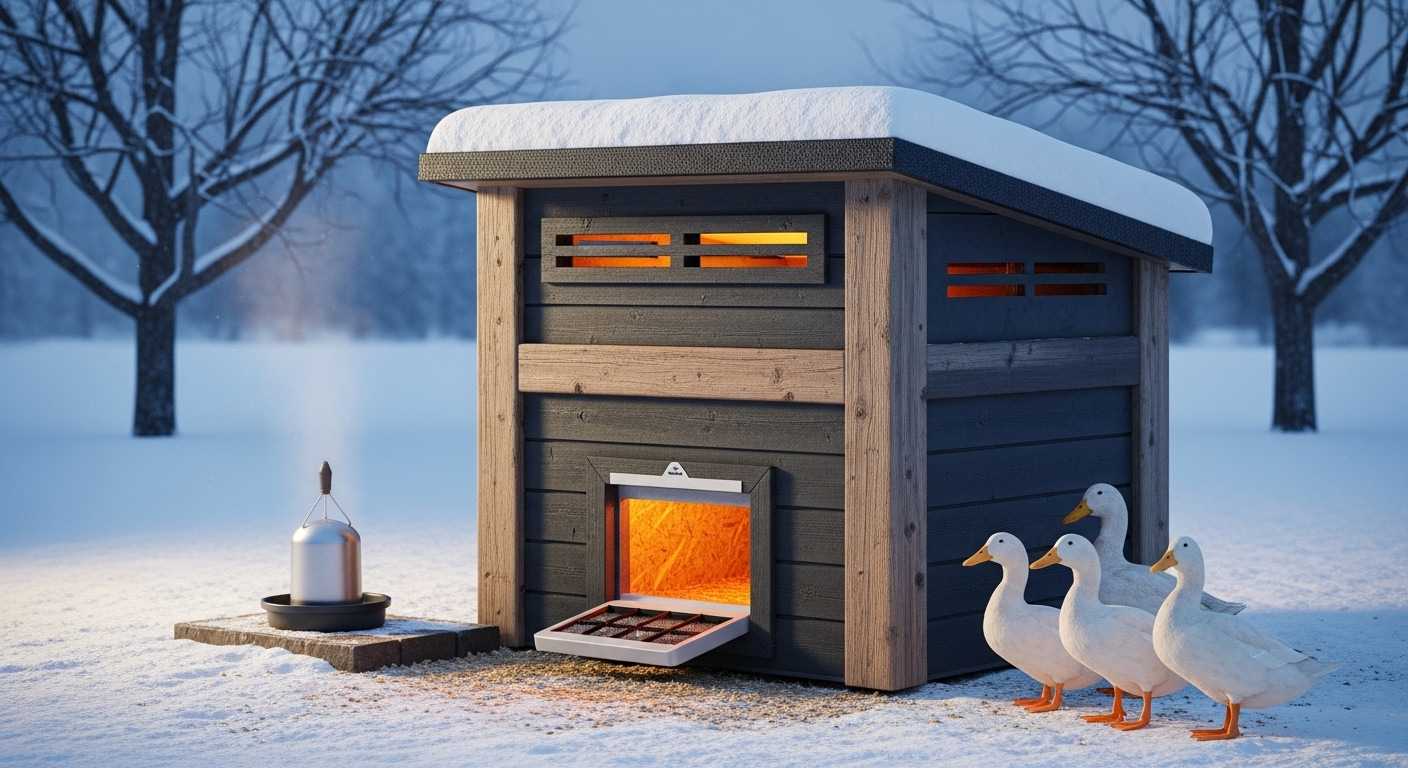 Insulated Winter Duck House
