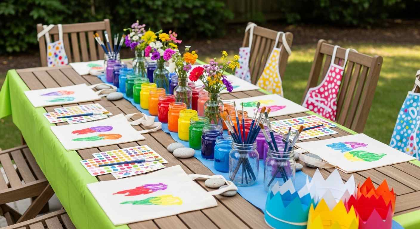 Arts & Crafts Outdoor Party Station
