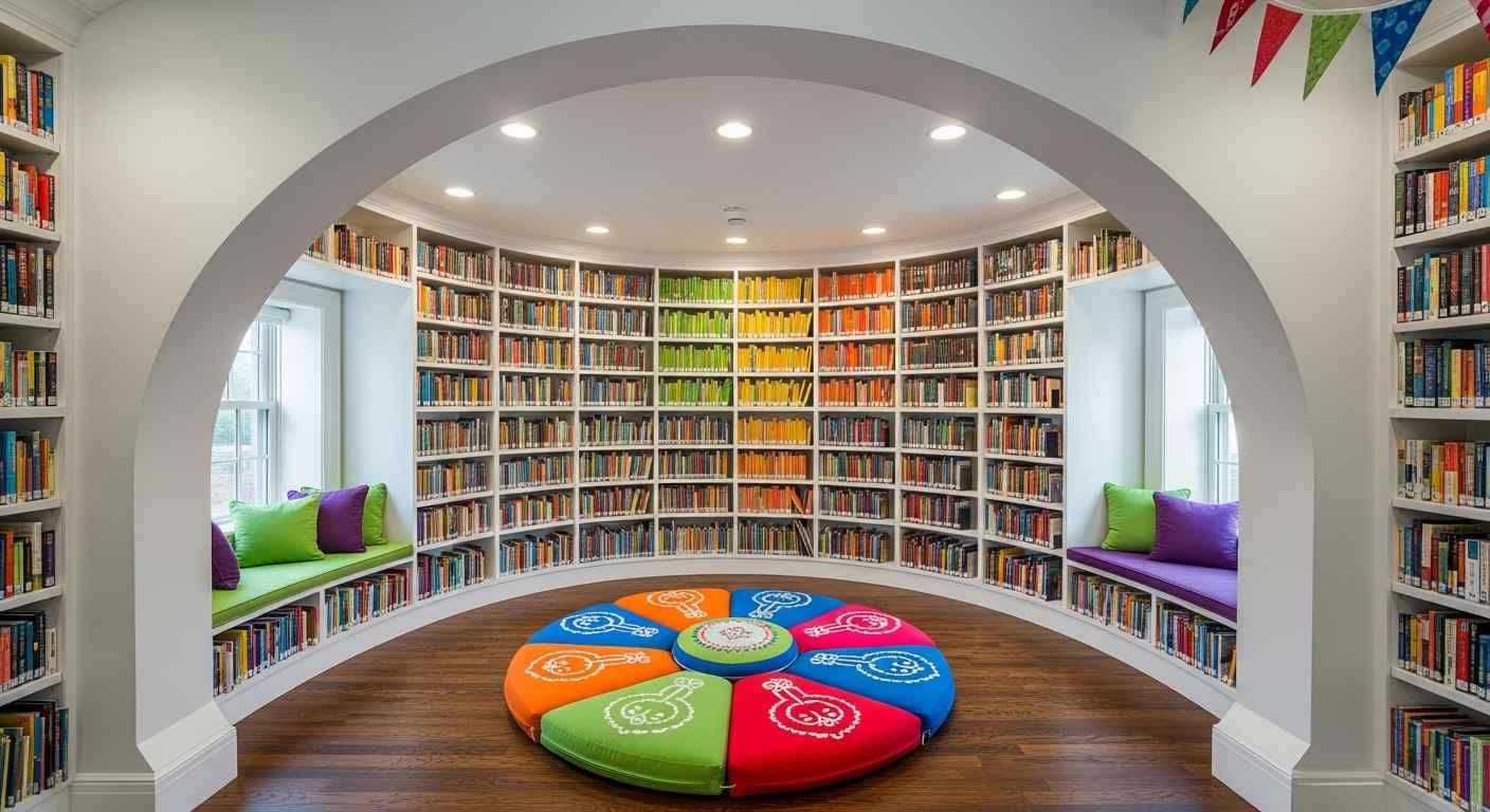 Curved Arch Kids Library