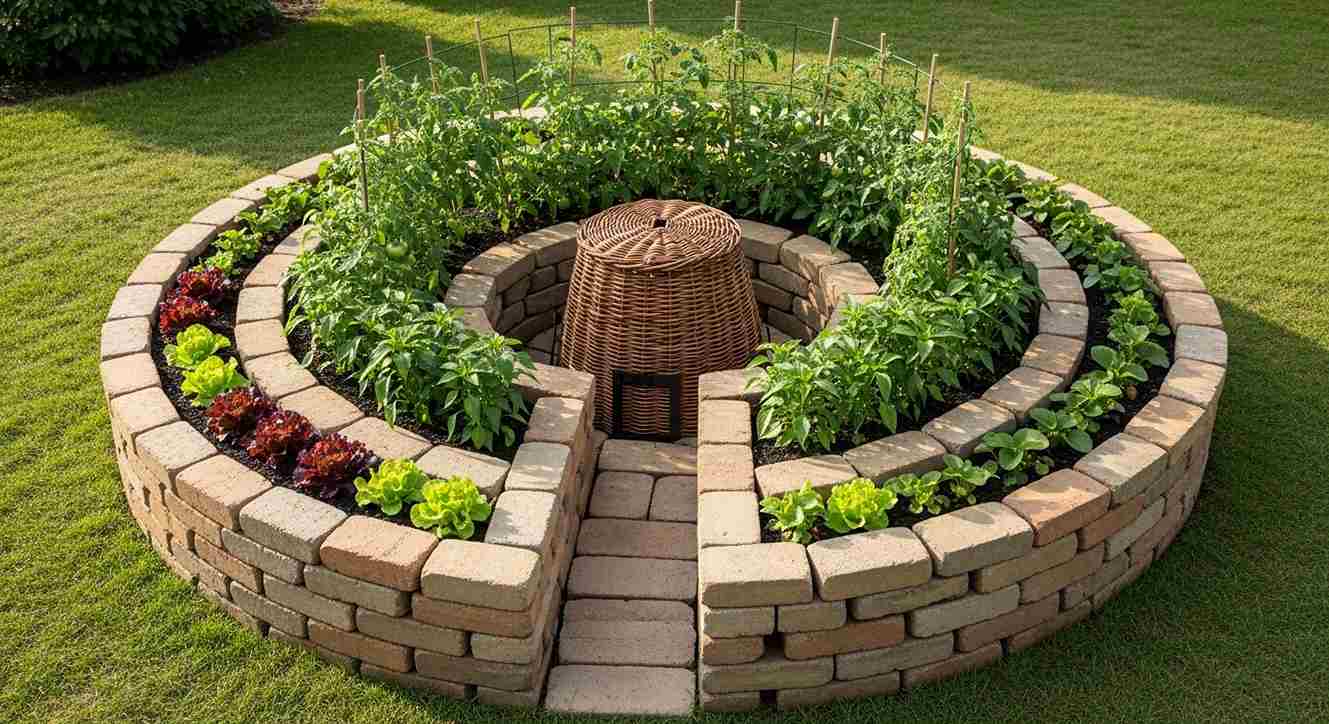 The Keyhole Garden Bed
