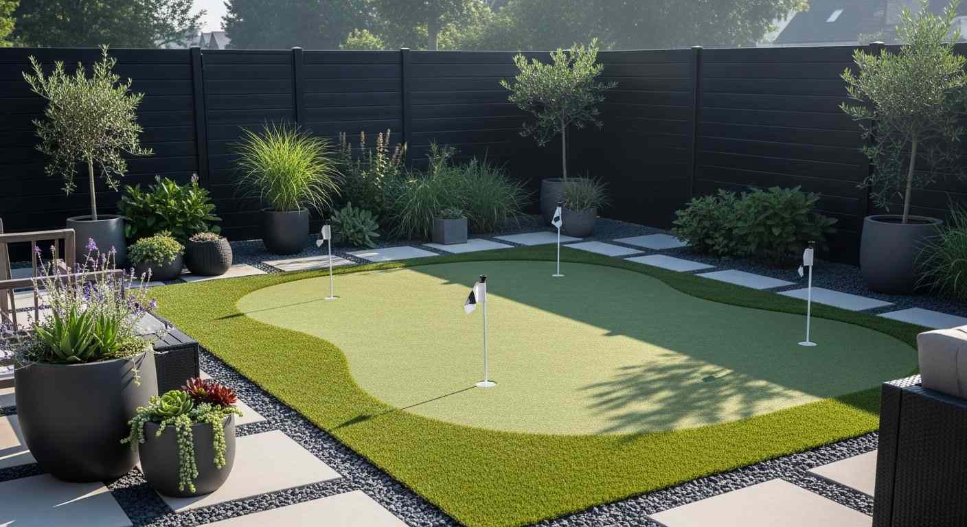 Backyard Golf Green