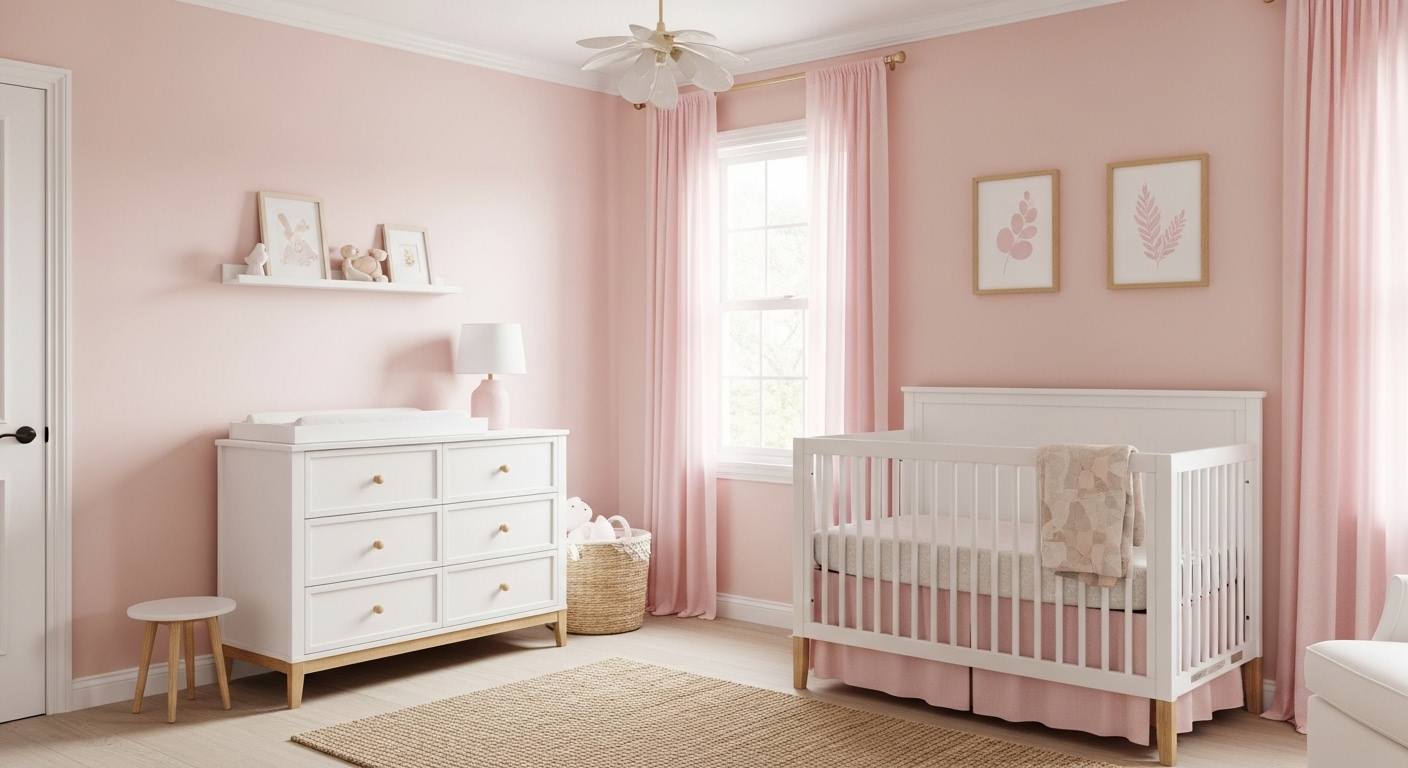  Pink Nursery Paradise
