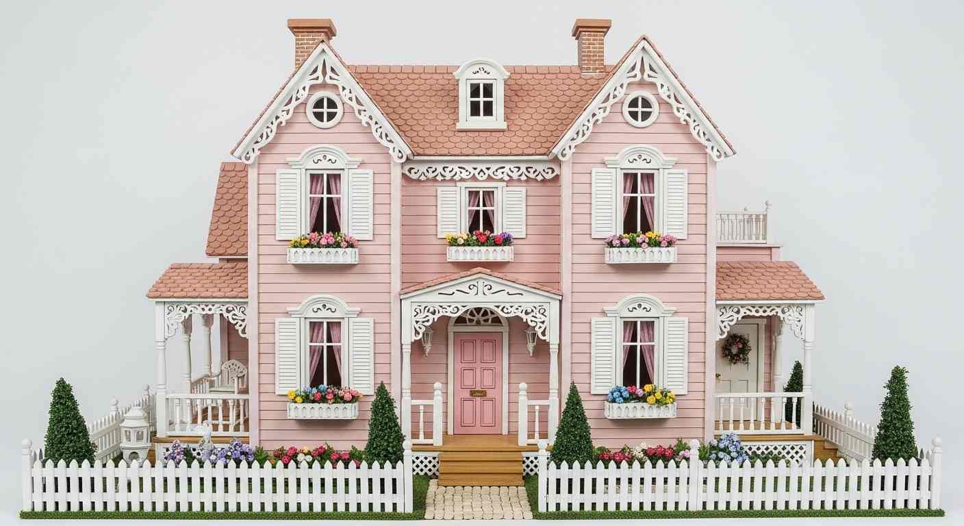 Pink Paradise Victorian Dollhouse