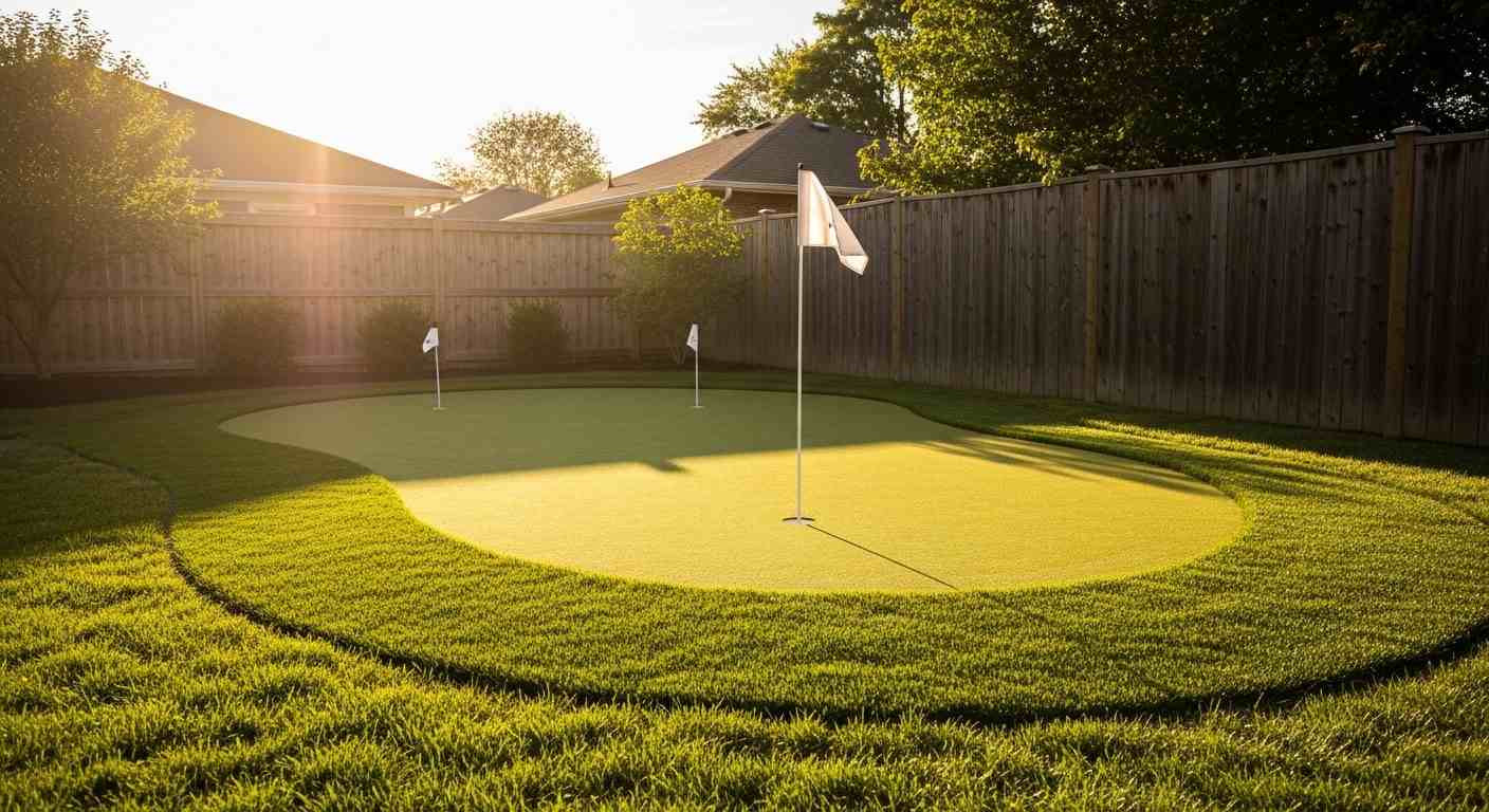 Simple DIY Backyard Putting Green