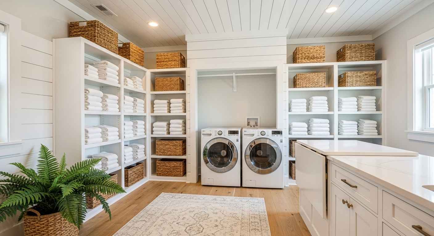 Modern Farmhouse Laundry