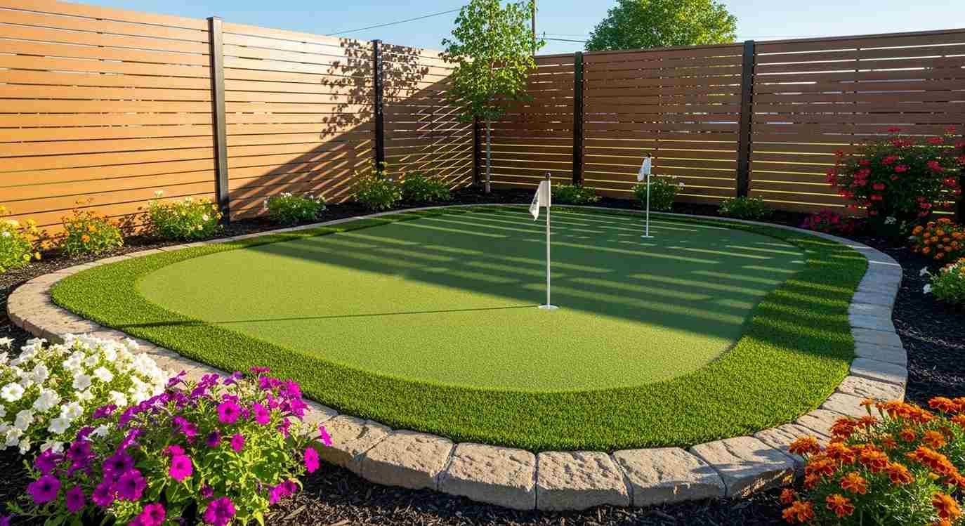 Small Corner Putting Green Design