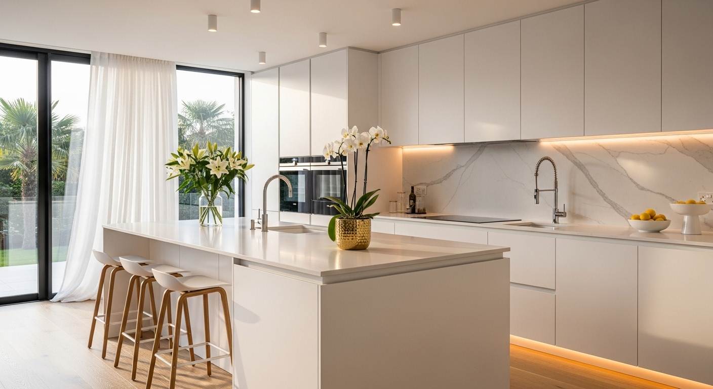 Warm Wood and Marble 