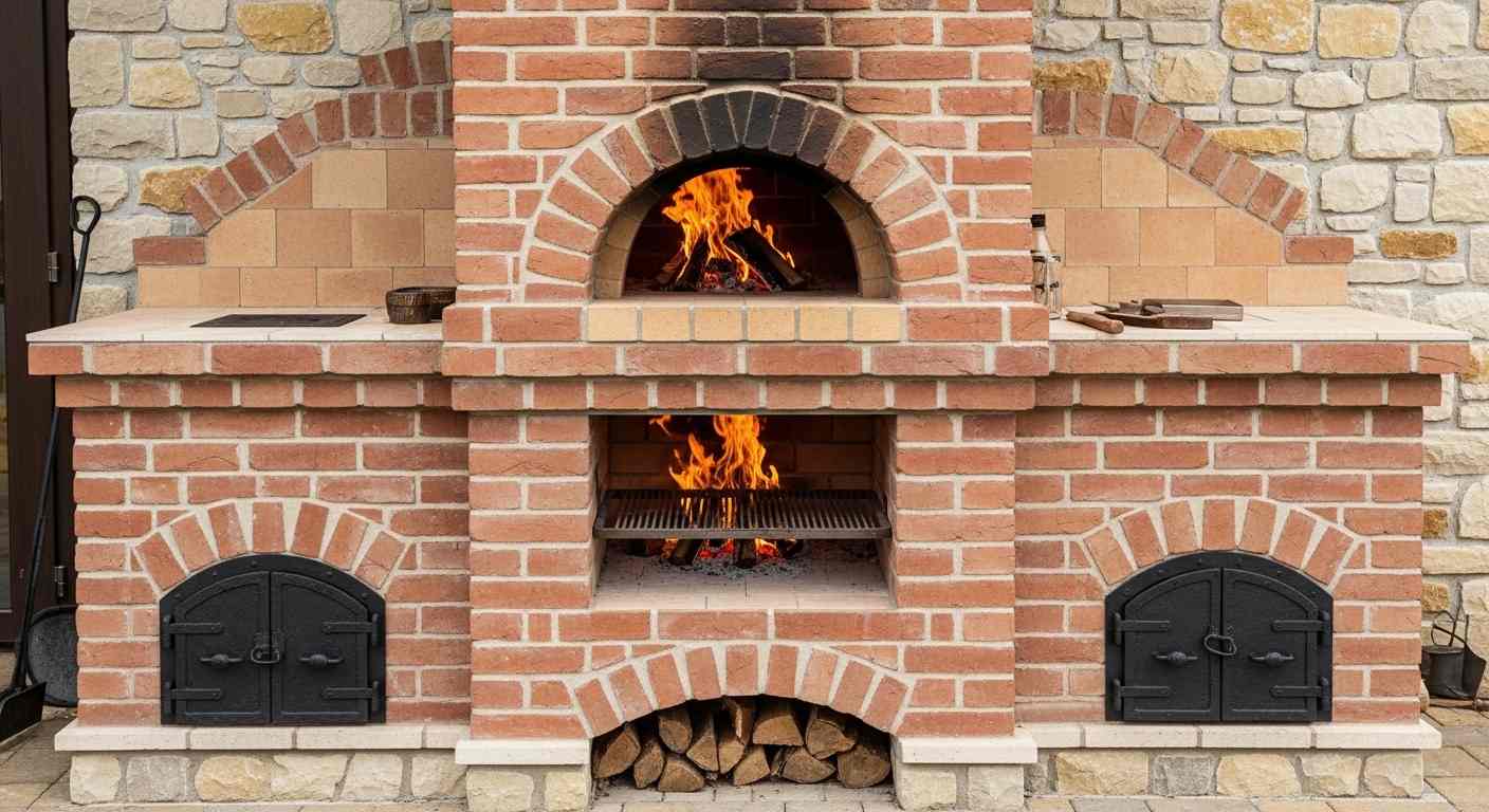 Rustic Brick BBQ