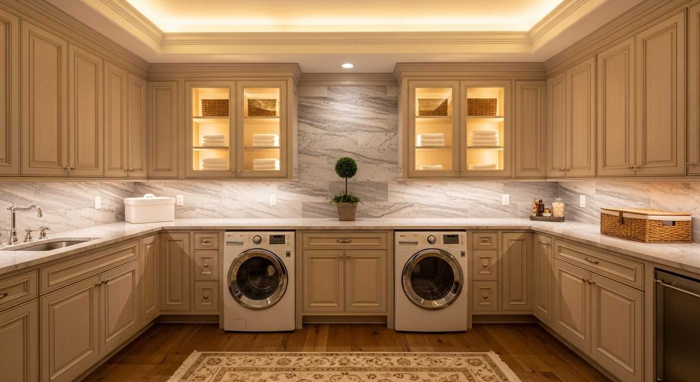  Luxury Built-In Laundry Room