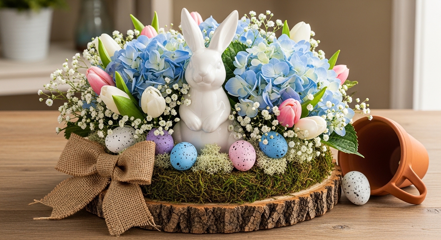 Rustic Garden Bunny 