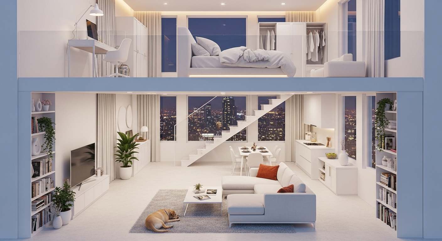  Pastel Pink Girly Loft
