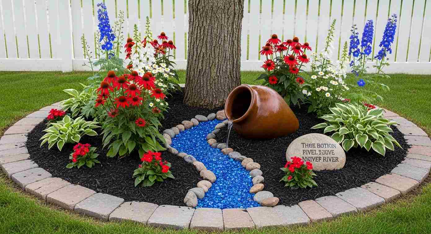 Circular Tree Ring Garden 