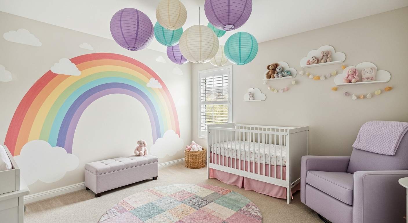 Rainbow Pastel Nursery