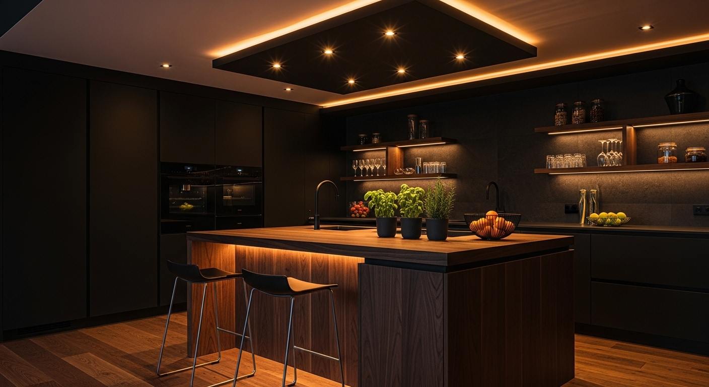 Warm Wood and Marble 