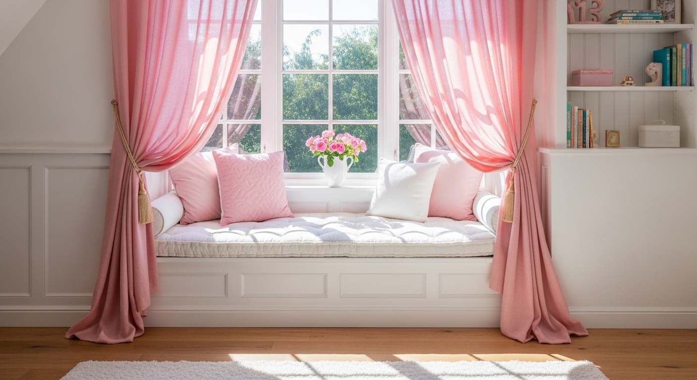  Pink Reading Nook