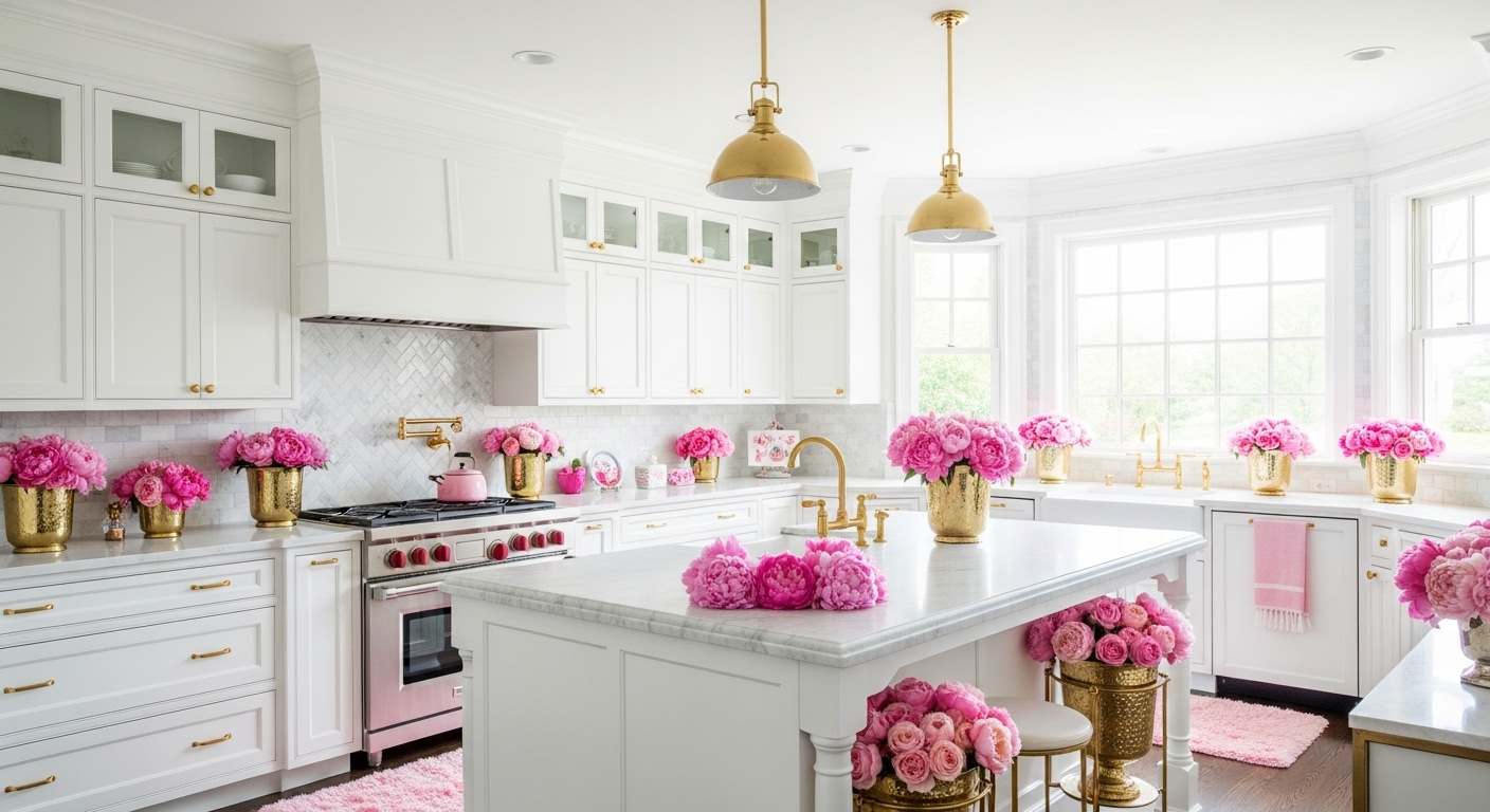  White French Country Kitchen
