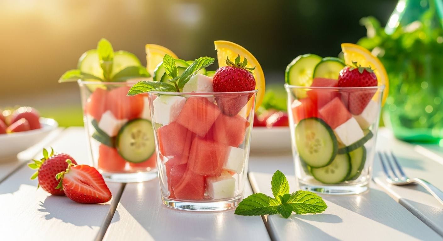 Party Appetizers in Cups
