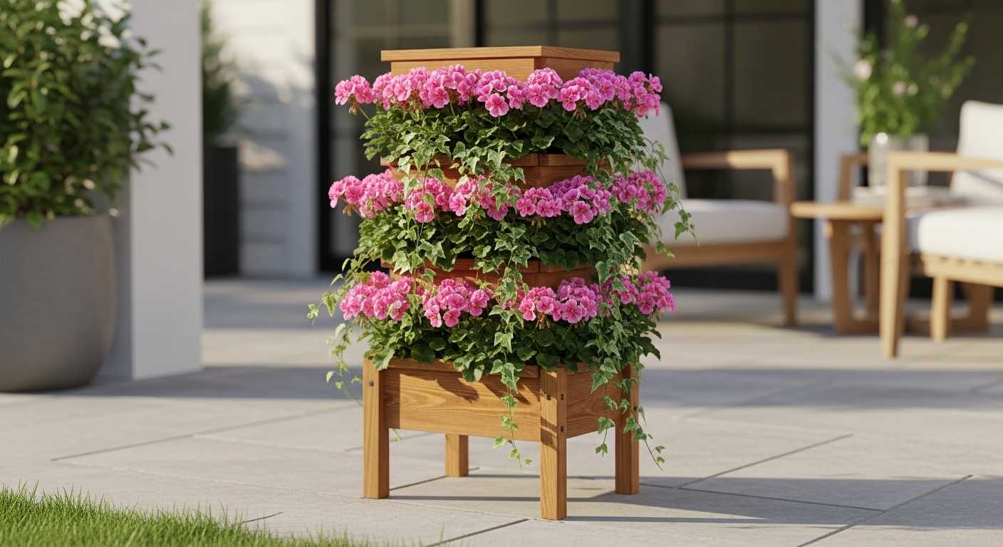  Tall Front Porch Column Planters