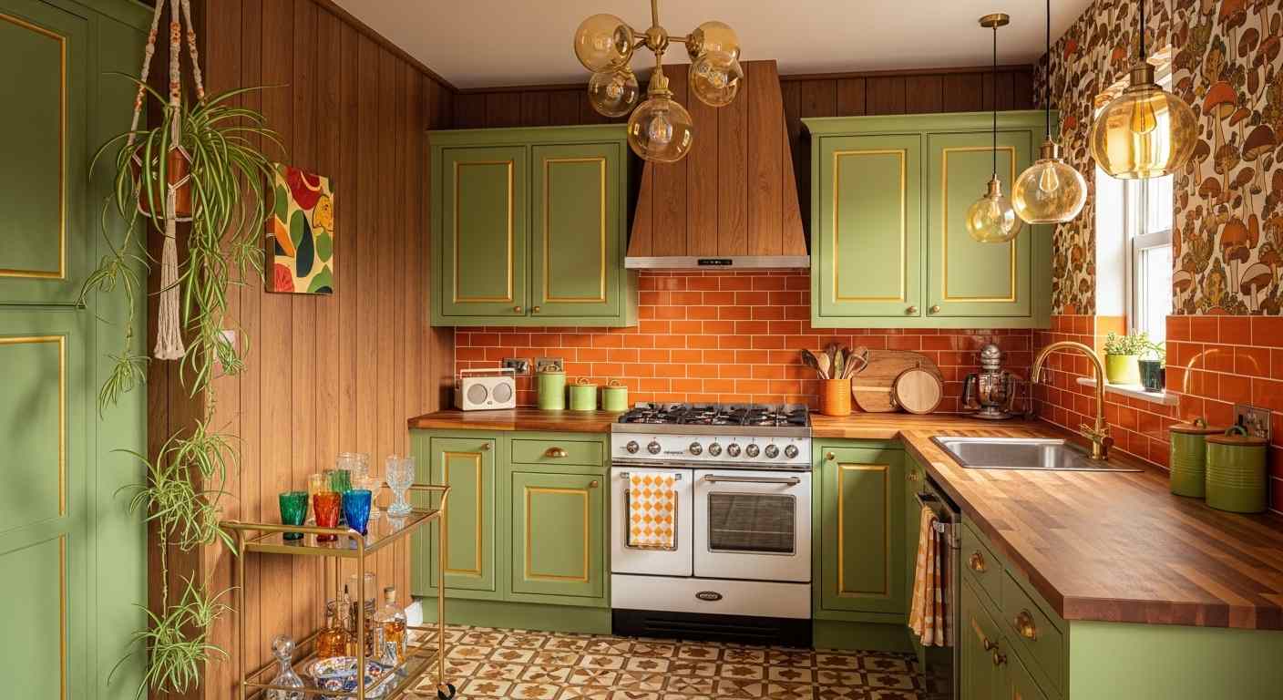 Retro 70s Kitchen Aesthetic