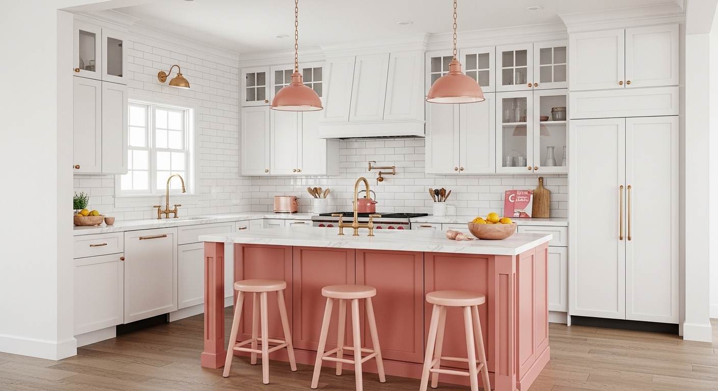 Coral Pink Kitchen Energy
