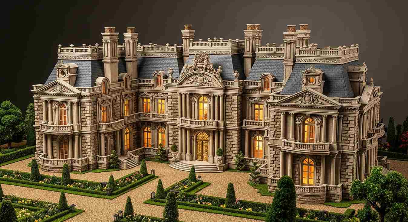 Baroque-Style French Mansion