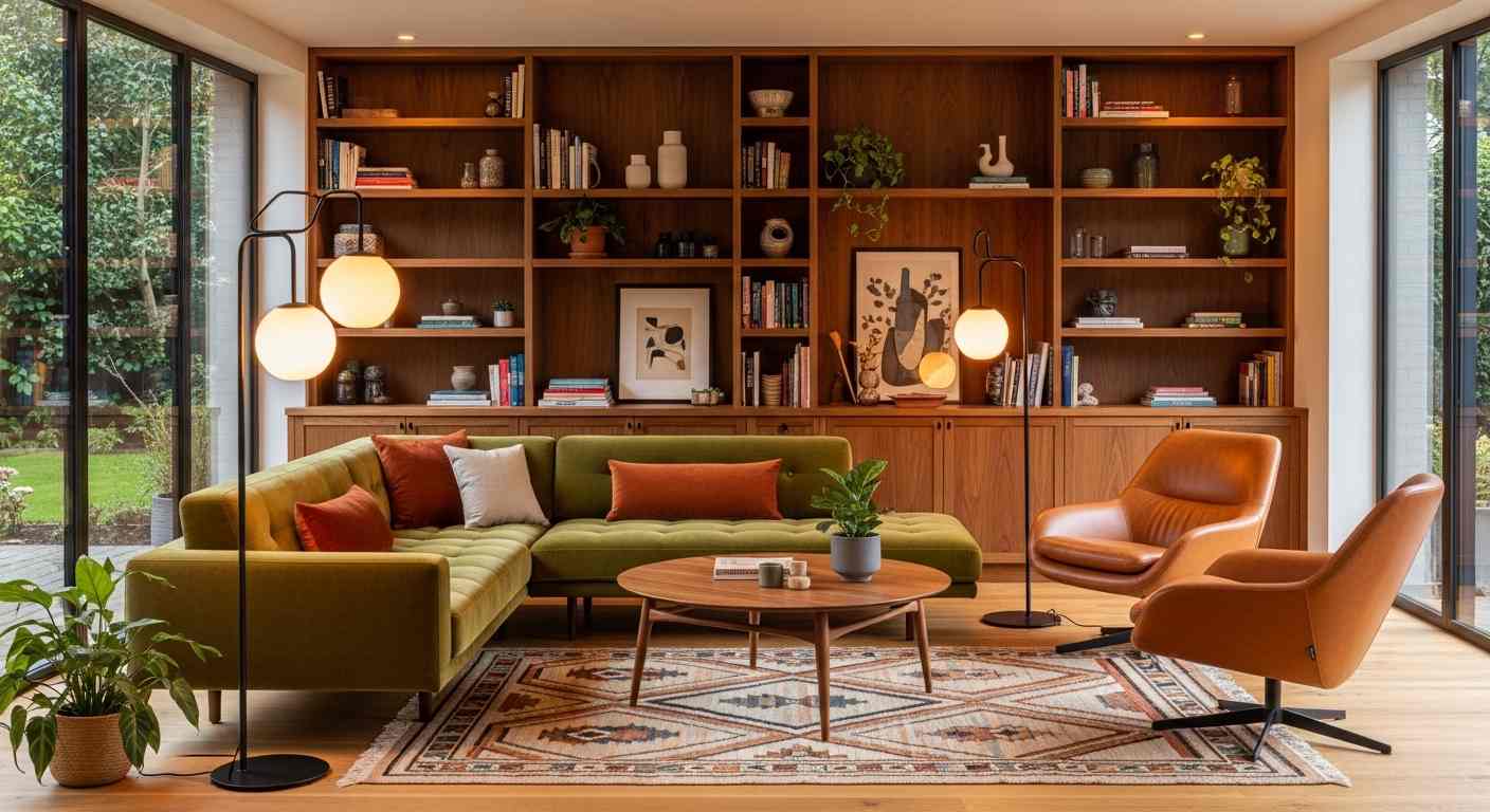 Tropical MCM Living Room