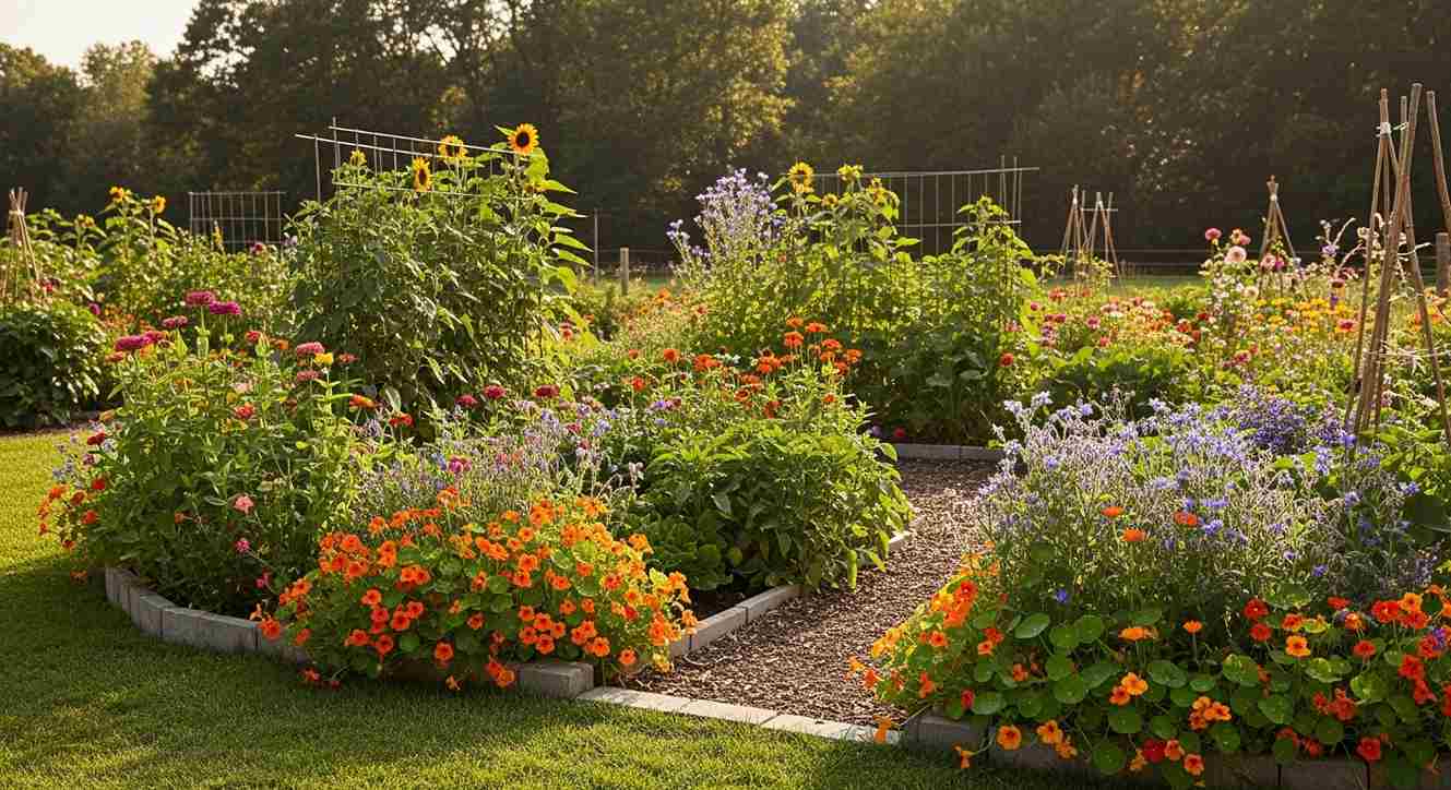 Cottage Garden Vegetable Bed